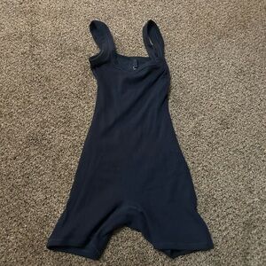 SKIMS Navy Ribbed Jumpsuit